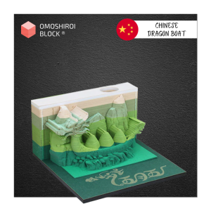 Chinese Dragon Boat Omoshiroi Block