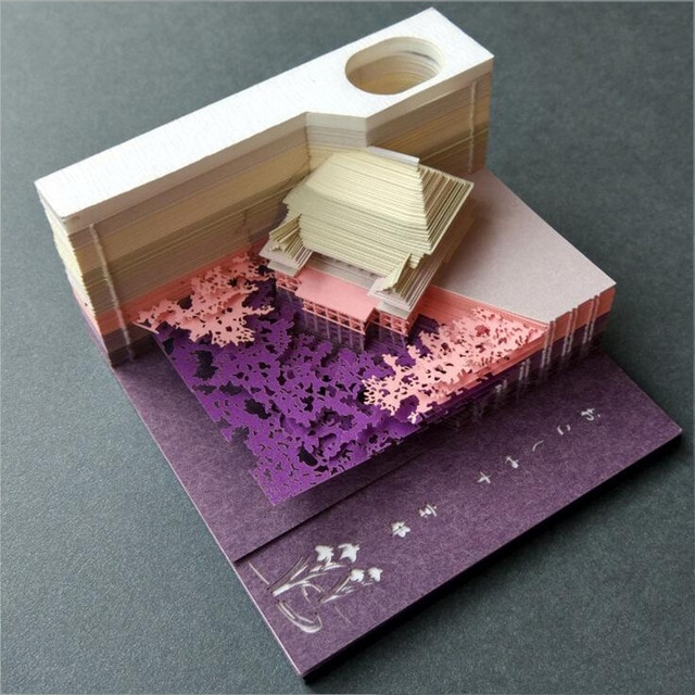 Japan Building Kyoto Kiyomizu Temple Omoshiroi Block 3D Memo