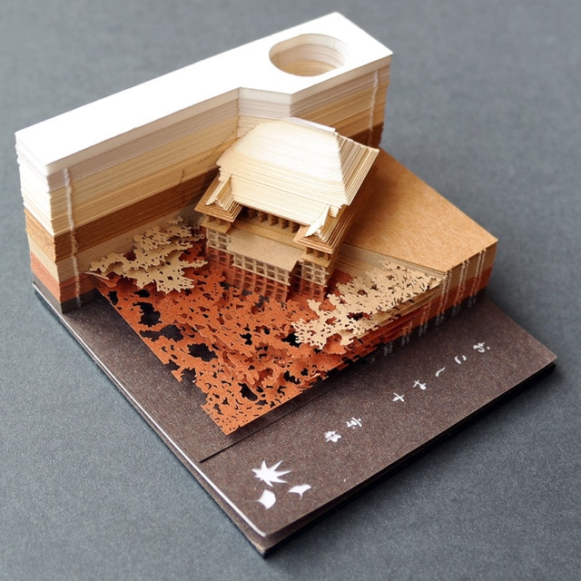 OMOSHIROI BLOCK Kyoto　雅　京都 Omoshiroi Block Kyoto Kiyomizudera Temple Memo Pad | Japan