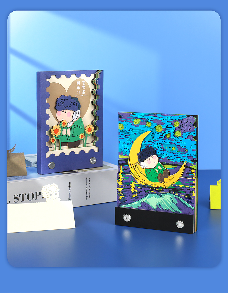 Moon Artist Omoshiroi Block 3D Memo Pad Paper Model