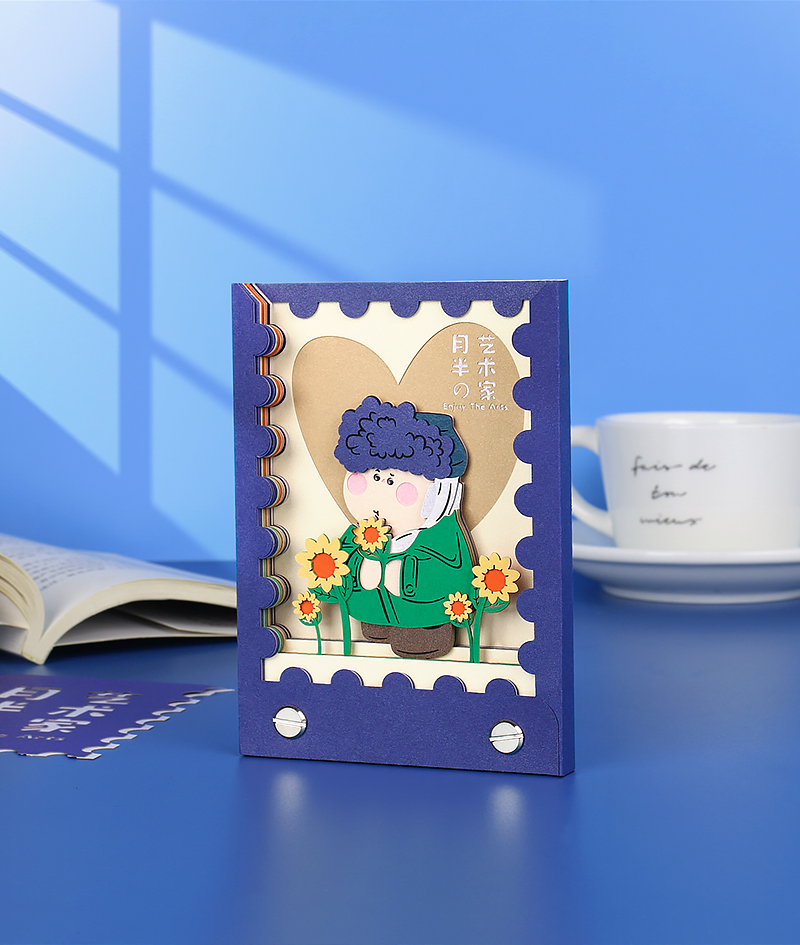 Moon Artist Omoshiroi Block 3D Memo Pad Paper Model 14 - ®OMOSHIROI Block Moon Artist Omoshiroi Block 3D Memo Pad Paper Model - Image 14
