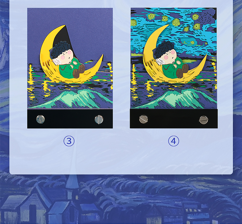Moon Artist Omoshiroi Block 3D Memo Pad Paper Model 13 - ®OMOSHIROI Block Moon Artist Omoshiroi Block 3D Memo Pad Paper Model - Image 13
