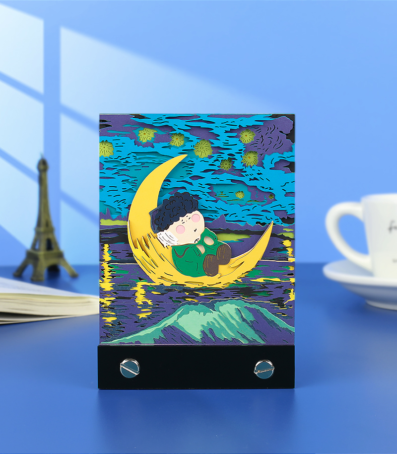 Moon Artist Omoshiroi Block 3D Memo Pad Paper Model 12 - ®OMOSHIROI Block Moon Artist Omoshiroi Block 3D Memo Pad Paper Model - Image 12